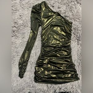 Cute Single Arm Bodycon Dress